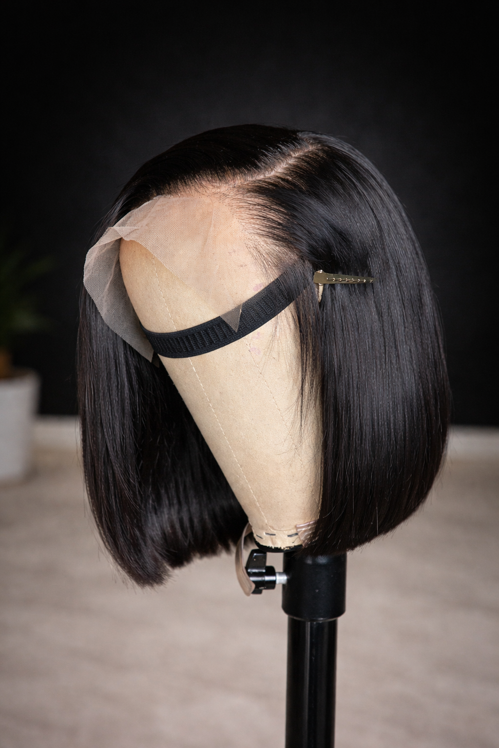 Straight bob lace